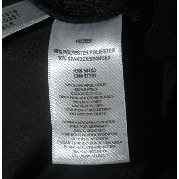 Andrew Marc Black Pull On Pants Size XL Leggings Stretch Waist Faux Suede - Picture 7 of 8